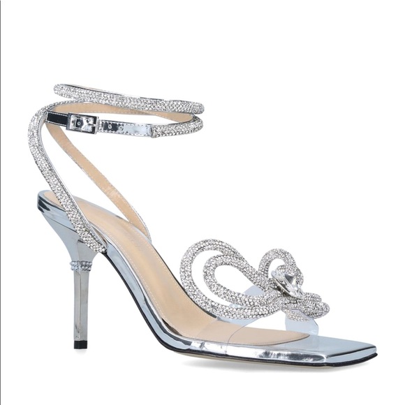 Mach&Mach PVC Crystal bow Heel - Picture 1 of 10